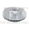 Jeu de 2 disques de frein avant NK 312587 - Visuel 1