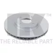 Jeu de 2 disques de frein avant NK 312588 - Visuel 1