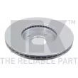Jeu de 2 disques de frein avant NK 312588 - Visuel 2