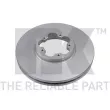 Jeu de 2 disques de frein avant NK 312593 - Visuel 1