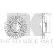 Jeu de 2 disques de frein avant NK 312593 - Visuel 3