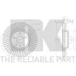 Jeu de 2 disques de frein avant NK 312599 - Visuel 3