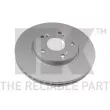 Jeu de 2 disques de frein avant NK 312637 - Visuel 1