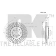 Jeu de 2 disques de frein avant NK 312647 - Visuel 3