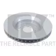 Jeu de 2 disques de frein avant NK 312653 - Visuel 2