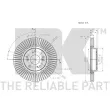 Jeu de 2 disques de frein avant NK 312662 - Visuel 3