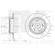Jeu de 2 disques de frein arrière NK 312681 - Visuel 3