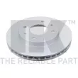 Jeu de 2 disques de frein avant NK 313010 - Visuel 1
