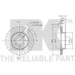 Jeu de 2 disques de frein avant NK 313021 - Visuel 3