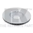 Jeu de 2 disques de frein avant NK 313043 - Visuel 2