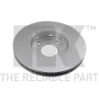 Jeu de 2 disques de frein avant NK 313086 - Visuel 2