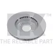 Jeu de 2 disques de frein avant NK 313234 - Visuel 2