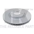 Jeu de 2 disques de frein avant NK 313253 - Visuel 1