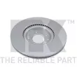 Jeu de 2 disques de frein avant NK 313266 - Visuel 2