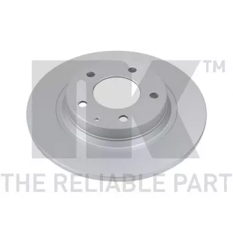 Jeu de 2 disques de frein arrière NK 313269