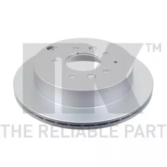 Jeu de 2 disques de frein arrière NK 313277