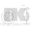 Jeu de 2 disques de frein arrière NK 313279 - Visuel 3