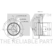 Jeu de 2 disques de frein arrière NK 313307 - Visuel 3