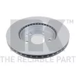 Jeu de 2 disques de frein avant NK 313308 - Visuel 2
