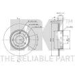 Jeu de 2 disques de frein avant NK 313309 - Visuel 2