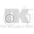 Jeu de 2 disques de frein arrière NK 3133104 - Visuel 3