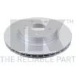 Jeu de 2 disques de frein arrière NK 3133105 - Visuel 1