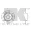 Jeu de 2 disques de frein arrière NK 3133105 - Visuel 3
