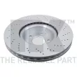 Jeu de 2 disques de frein avant NK 3133108 - Visuel 2