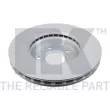 Jeu de 2 disques de frein avant NK 3133112 - Visuel 2