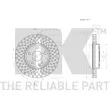 Jeu de 2 disques de frein avant NK 3133112 - Visuel 3