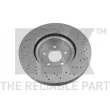 Jeu de 2 disques de frein avant NK 3133119 - Visuel 2