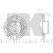 Jeu de 2 disques de frein avant NK 3133121 - Visuel 3
