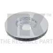Jeu de 2 disques de frein avant NK 3133122 - Visuel 2