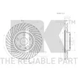 Jeu de 2 disques de frein avant NK 3133123 - Visuel 3