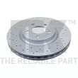 Jeu de 2 disques de frein avant NK 3133124 - Visuel 1