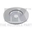 Jeu de 2 disques de frein avant NK 3133127 - Visuel 2
