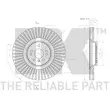 Jeu de 2 disques de frein avant NK 3133127 - Visuel 3