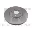 Jeu de 2 disques de frein avant NK 3133129 - Visuel 1