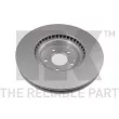 Jeu de 2 disques de frein avant NK 3133129 - Visuel 2
