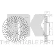 Jeu de 2 disques de frein avant NK 3133129 - Visuel 3