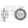 Jeu de 2 disques de frein avant NK 3133139 - Visuel 3