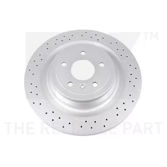 Jeu de 2 disques de frein arrière NK 3133142