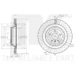 Jeu de 2 disques de frein arrière NK 3133143 - Visuel 3