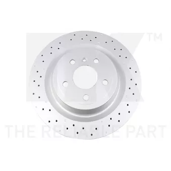 Jeu de 2 disques de frein arrière NK 3133144