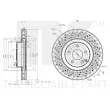 Jeu de 2 disques de frein avant NK 3133147 - Visuel 3