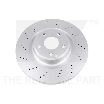 Jeu de 2 disques de frein avant NK 3133150