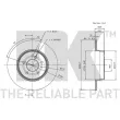 Jeu de 2 disques de frein arrière NK 313342 - Visuel 3