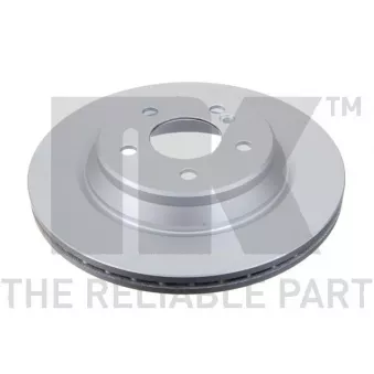 Jeu de 2 disques de frein arrière NK 313352
