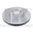 Jeu de 2 disques de frein avant NK 313356 - Visuel 1