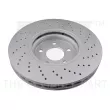 Jeu de 2 disques de frein avant NK 313382 - Visuel 2